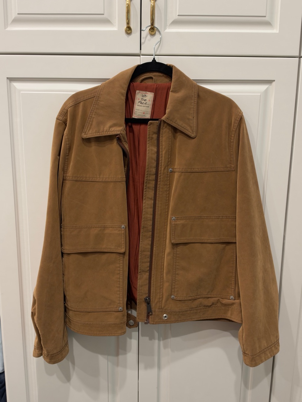 x We The Free Blair Faux Suede Jacket in Caramel
Cafe
Free People - Picture 2 of 3